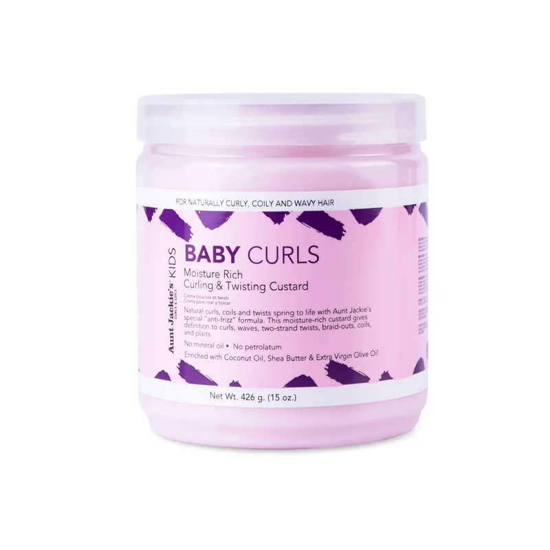 Kids baby curls moisture Rich curling & twisting custard